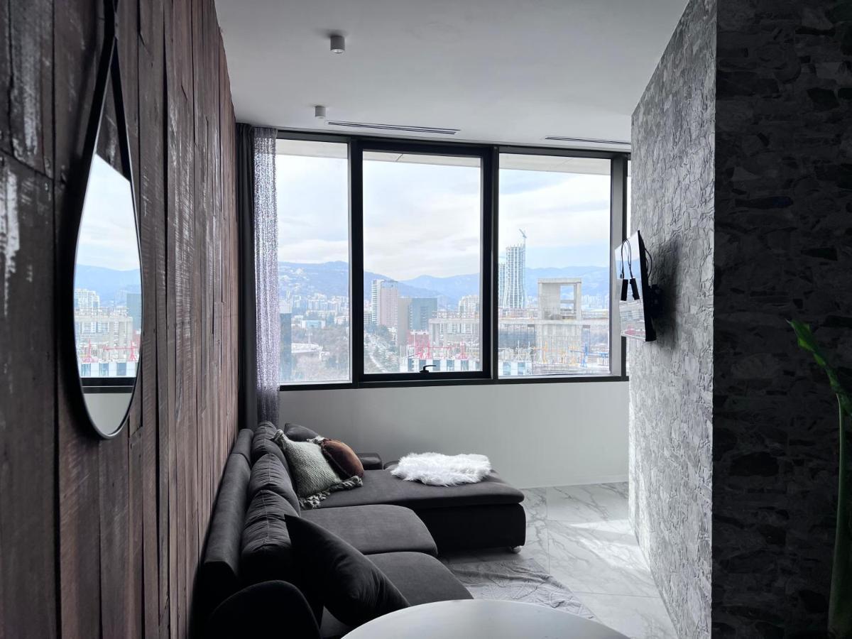 Apartment In Axis Towers, Tbilisi Business Center Eksteriør bilde