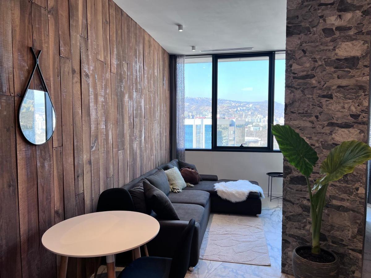 Apartment In Axis Towers, Tbilisi Business Center Eksteriør bilde